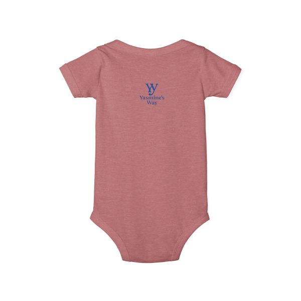 yasmine's way infant jersey one piece little hearts, big courage, baby gift, milestone outfit, infant apparel, cute baby clothes