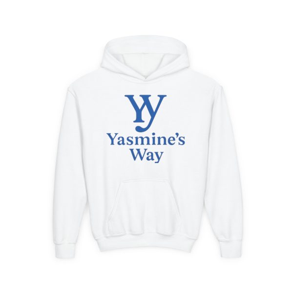 youth inspirational hooded sweatshirt | yasmine's way | courage & hope | perfect gift for kids, motivational apparel