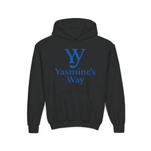 youth inspirational hooded sweatshirt | yasmine's way | courage & hope | perfect gift for kids, motivational apparel