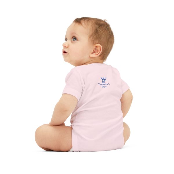 yasmine's way infant jersey one piece little hearts, big courage, baby gift, milestone outfit, infant apparel, cute baby clothes