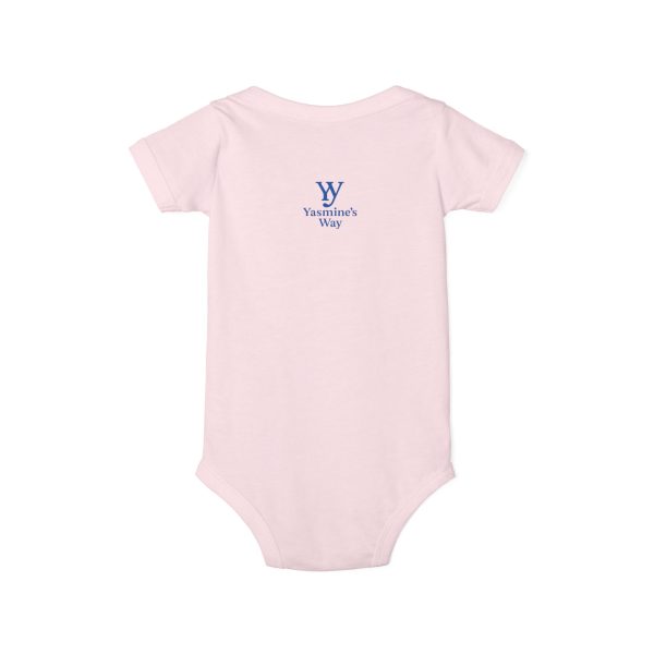 yasmine's way infant jersey one piece little hearts, big courage, baby gift, milestone outfit, infant apparel, cute baby clothes