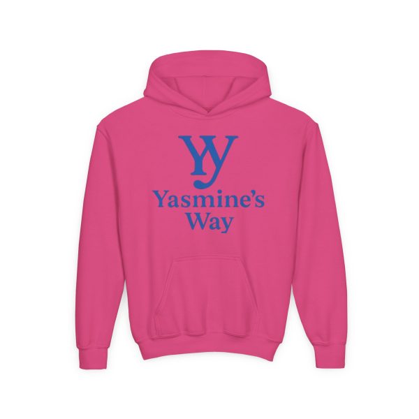 youth inspirational hooded sweatshirt | yasmine's way | courage & hope | perfect gift for kids, motivational apparel